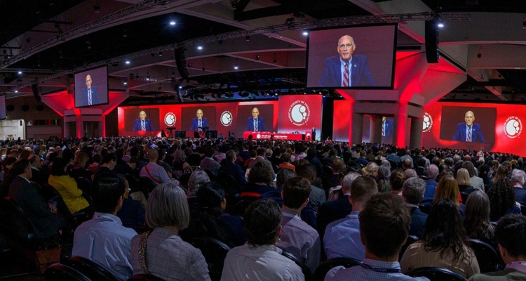 Group Of People In General Session For The American Society Of Hematology