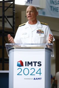 U.s. Navy Rear Admiral Todd S. Weeks Speaks At Imts 2024