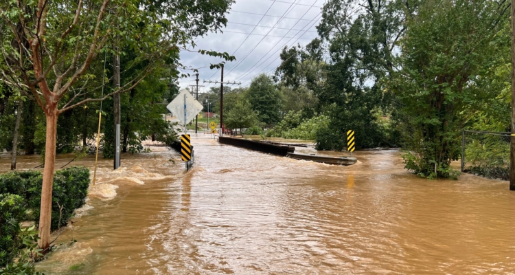 Damage From Hurricane Helene In Greenville, South Carolina