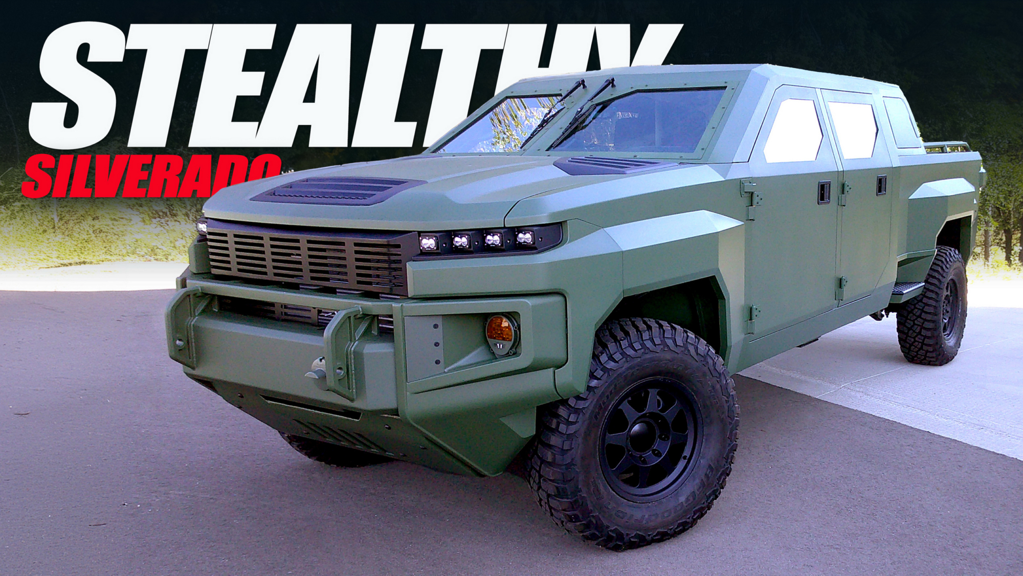 GM’s New Tactical Truck Is What Happens When A Silverado ZR2 Goes Full Stealth-Mode