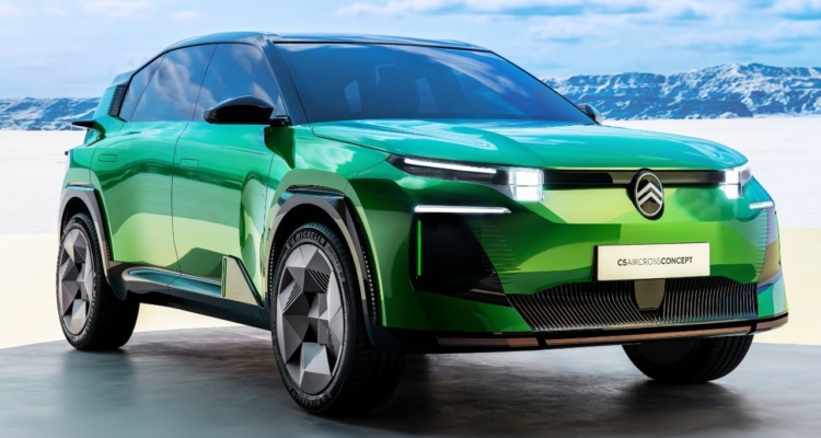 Citroen C5 Aircross Concept Front and Side View