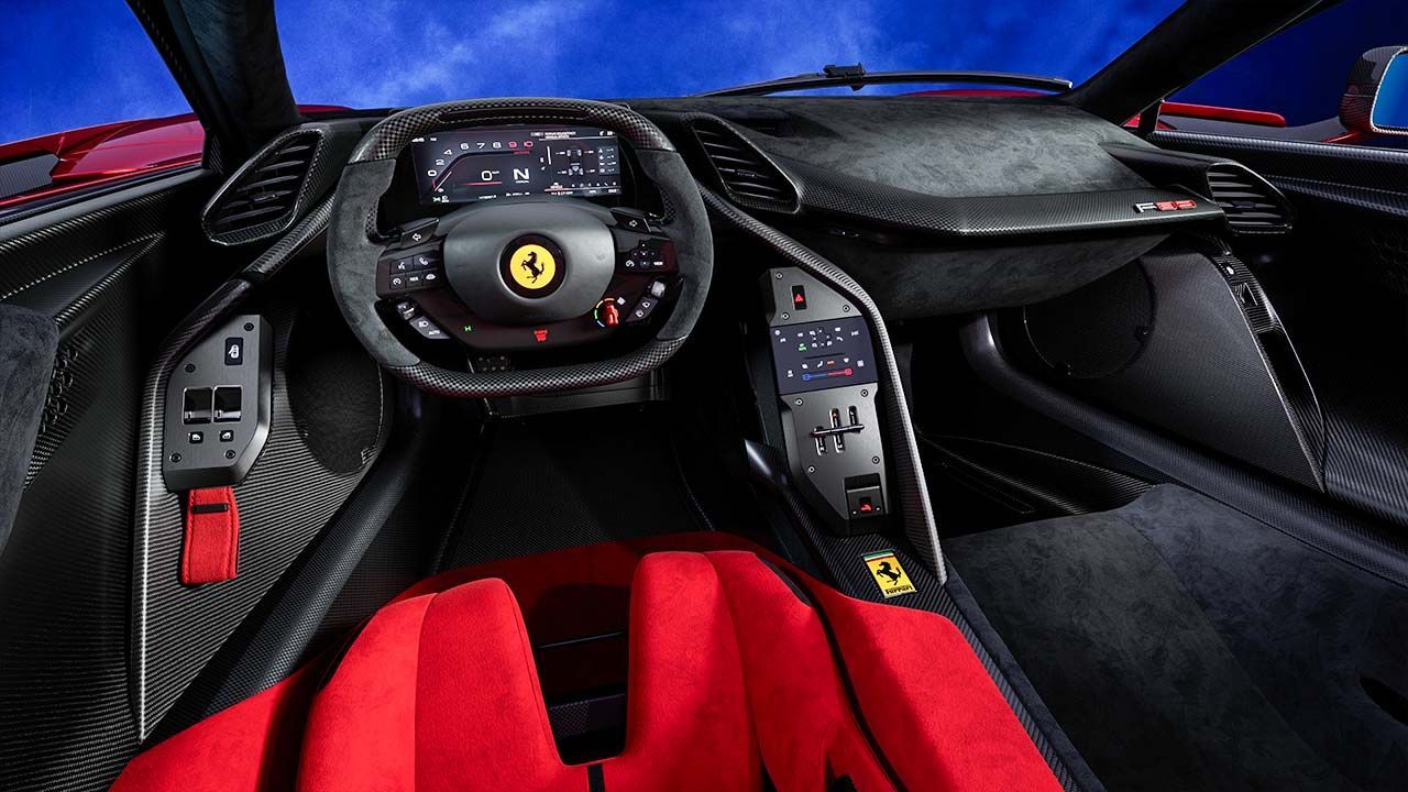 Ferrari F80 interior