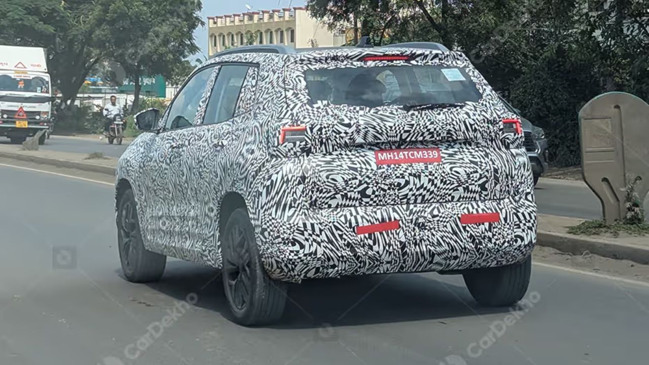 Skoda Kylaq Spotted Testing