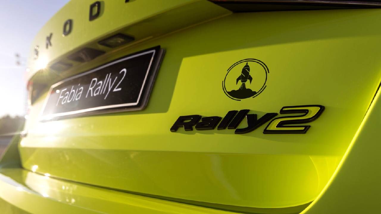 Skoda Fabia Rally2 rear