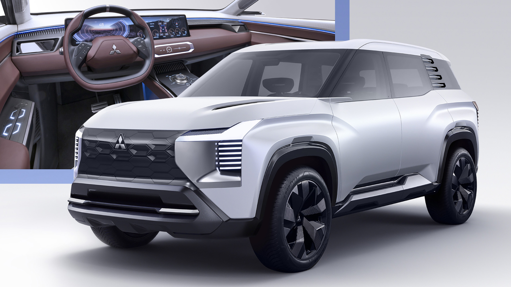 Mitsubishi Dst Concept Previews 7-Seater Suv With Rugged Looks For Asia