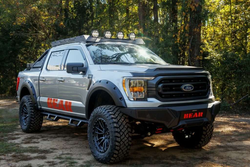  Bear Grylls and RealTruck unveil SEMA-ified Toyota Tacoma and Ford F-150