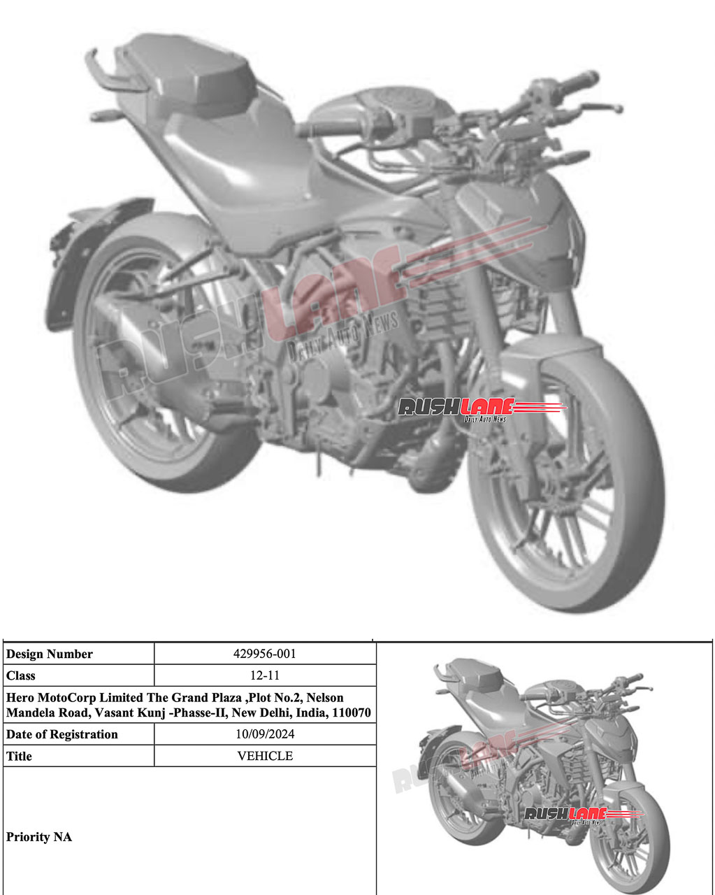 New Hero 250cc naked bike