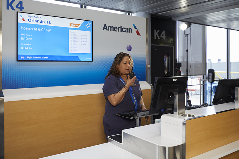 American Airlines' new system can catch up on early boarding