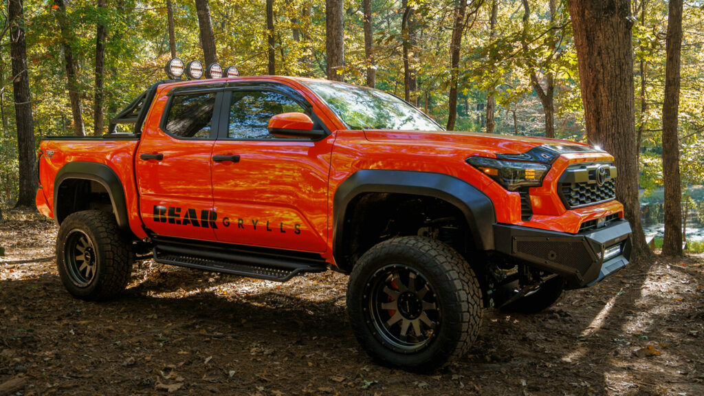  Bear Grylls and RealTruck unveil SEMA-ified Toyota Tacoma and Ford F-150