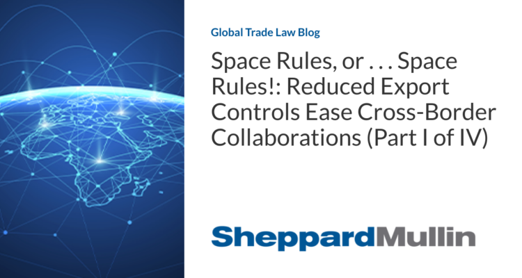 Spatial Rules, Or. . . Space Rules! : Reduce Export Controls