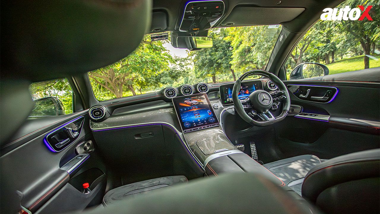 Mercedes-Benz Glc43 Coupe Steering Console And Instrument View