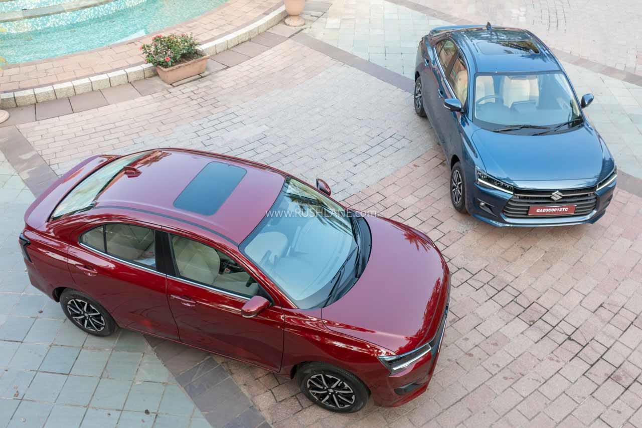 New Maruti Dzire sunroof