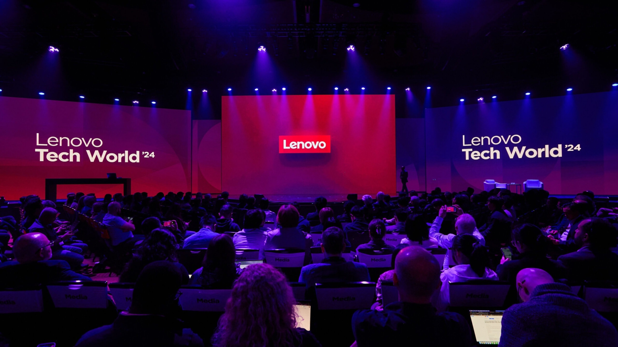 feature image of mainstage at Lenovo Tech World 2024