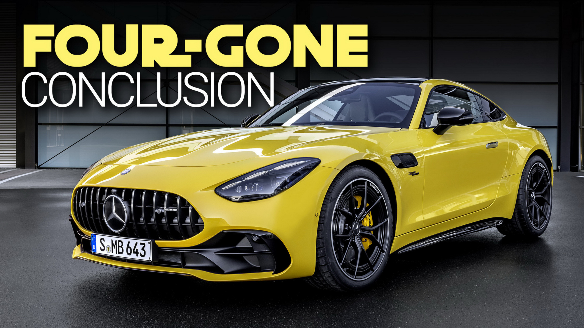 Would You Drop $107K On A Four-Cylinder Mercedes-AMG GT?