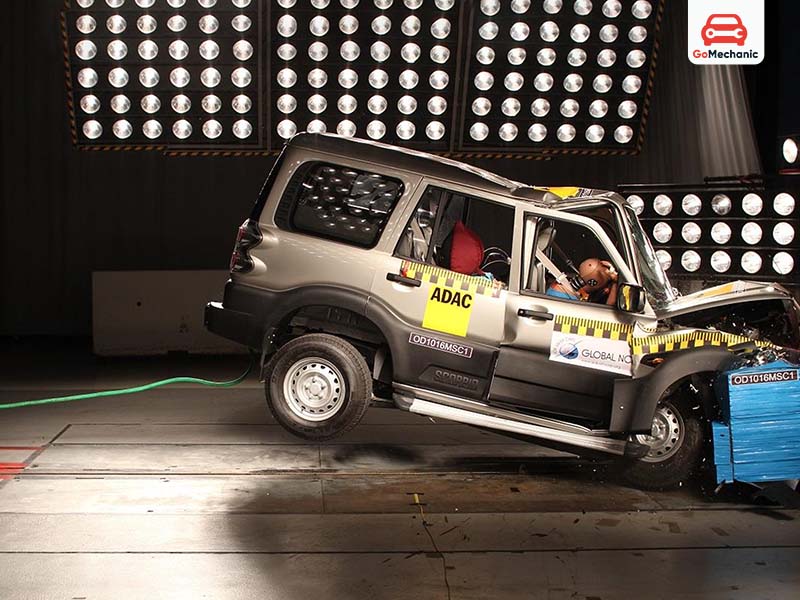 Mahindra Scorpio NCAP rates how it performs in crash tests