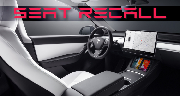 Tesla Recalls Some Model Ys To Fix Their Seats