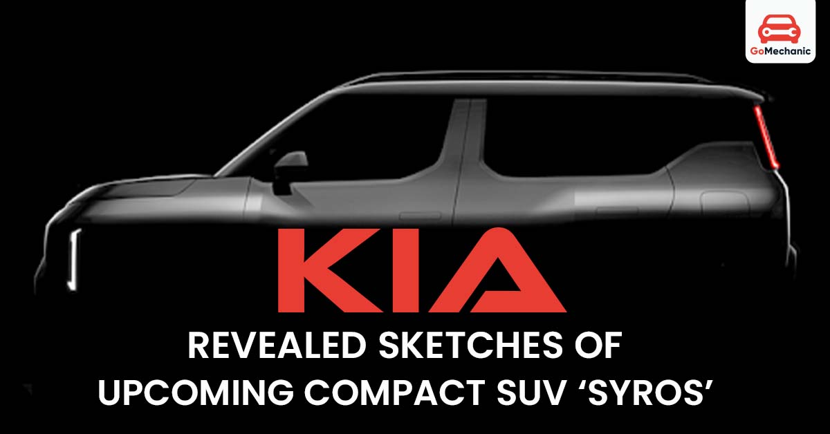 Kia reveals sketches of upcoming compact SUV 'Syros'