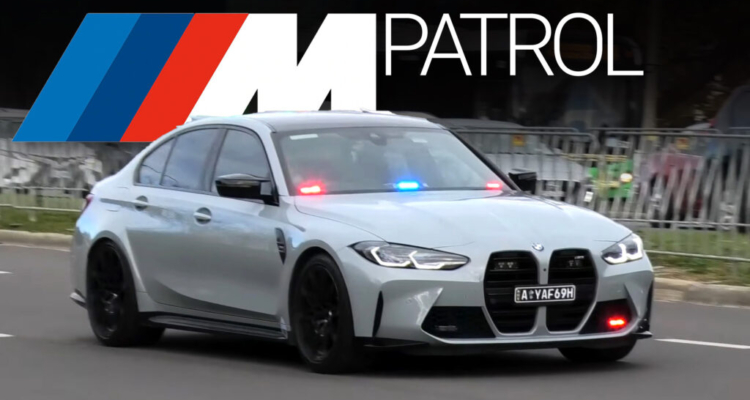 Australian police are cracking down on criminals driving unmarked G80 BMW M3s