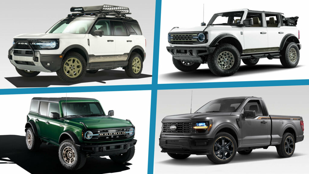  Ford's SEMA lineup includes 700-hp F-150, Broncos Galore