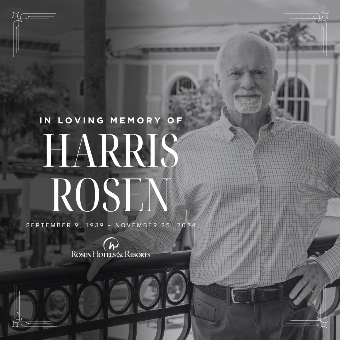 Harris Rosen dies, leaving legacy of hospitality and