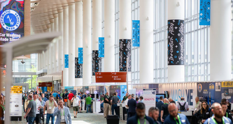 Innovation Alley Signs Above Exhibit Hall