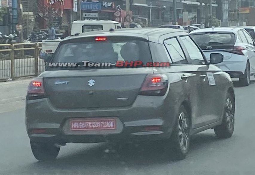 Maruti Suzuki Swift hybrid spy test