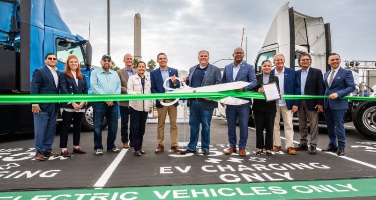 Port of Long Beach opens North America's largest electric vehicle charging station