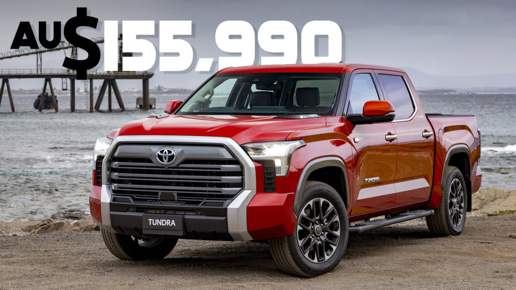  The Toyota Tundra Starts At $102,000 In Australia, Nearly Double The Price In The Us