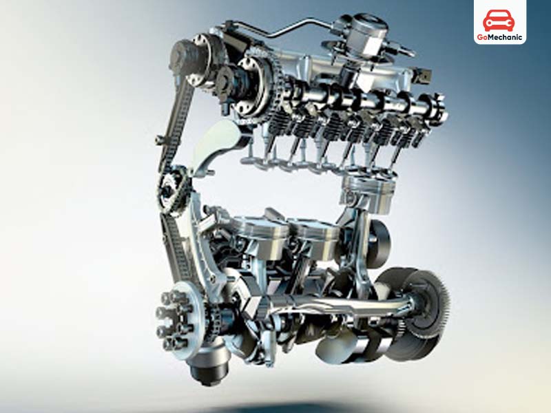 How a three-cylinder engine works