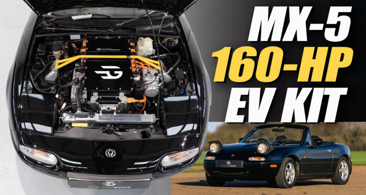 Electrogenic’s Drop-In Mazda MX-5 EV Conversion Weighs Less Than A 2025 Miata RF