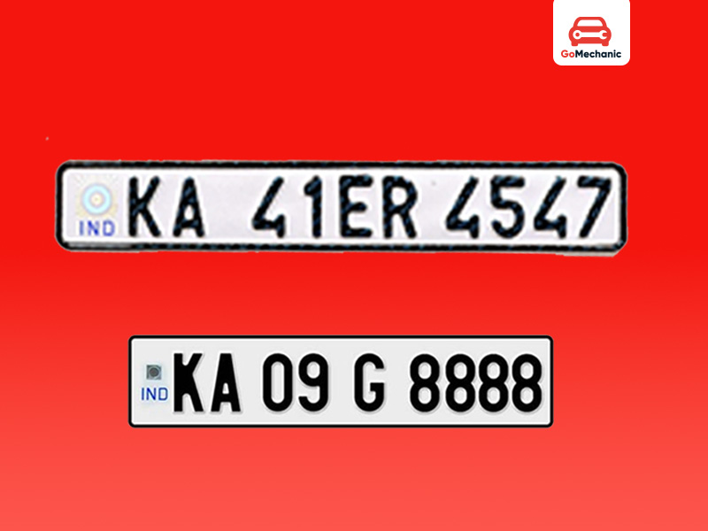 The difference between HSRP and ordinary license plates