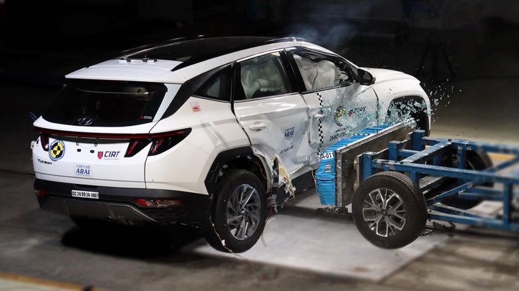 Hyundai Tucson Bharat NCAP crash test