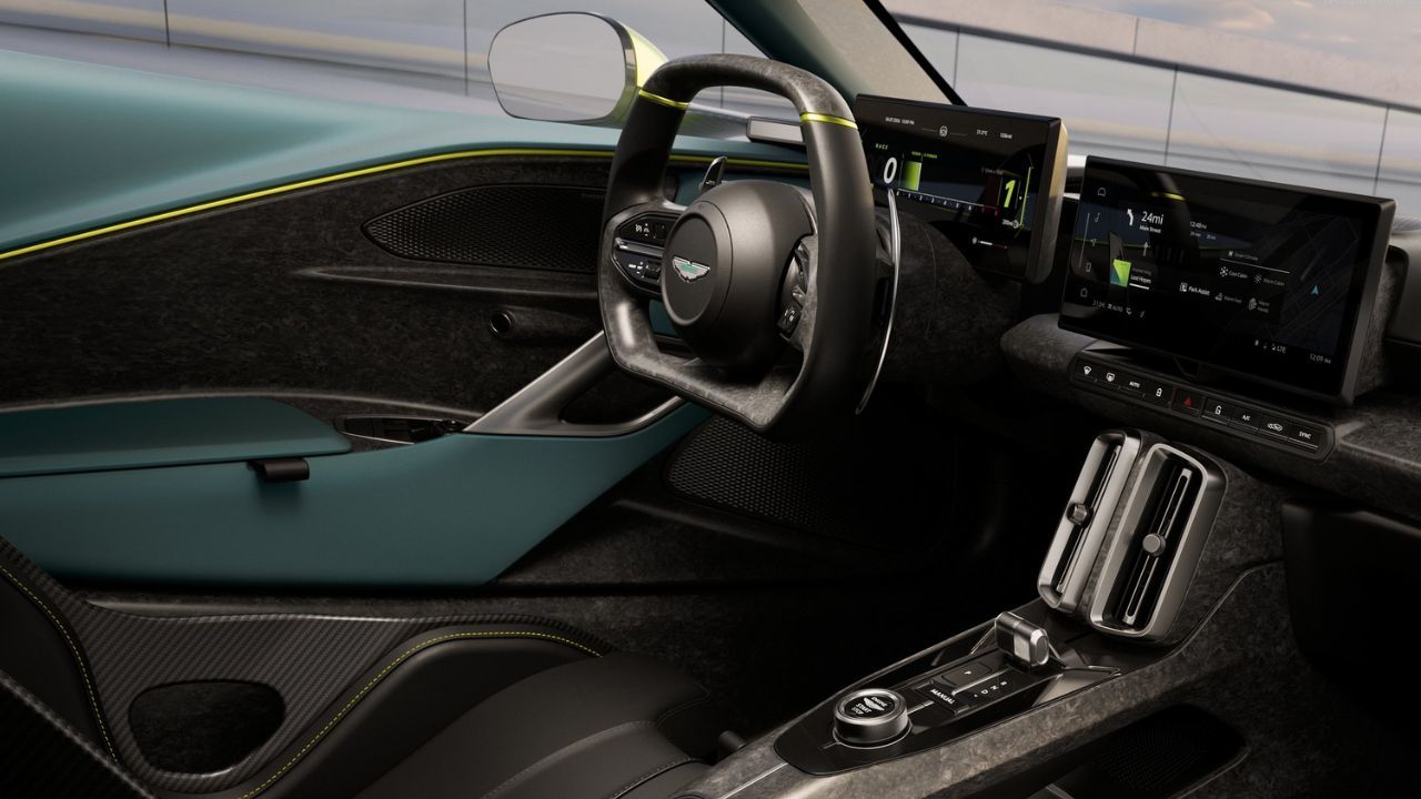 Aston Martin Valhalla supercar interior