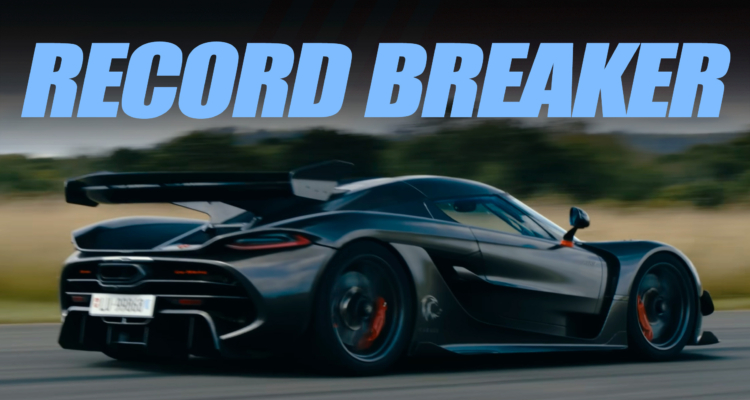 Koenigsegg Jesko Storms Around Top Gear Test Track, Setting New Road-Legal Lap Record