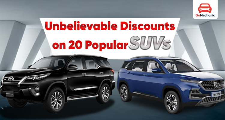 20 popular SUVs with big discounts in December