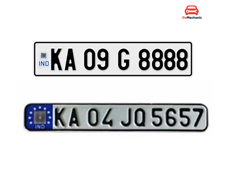 The difference between HSRP and ordinary license plates