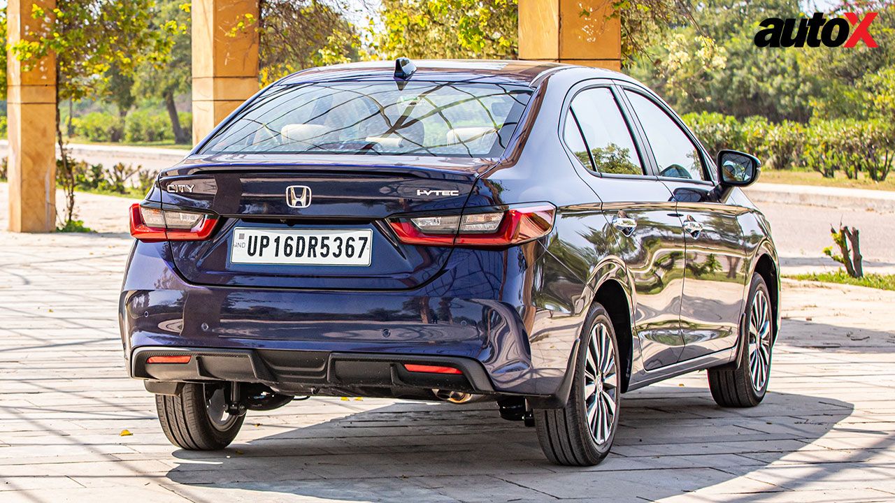 Honda City rear three quarters