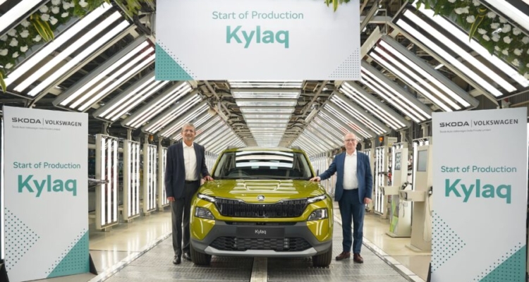 Skoda Kylaq rolls off the production line in India