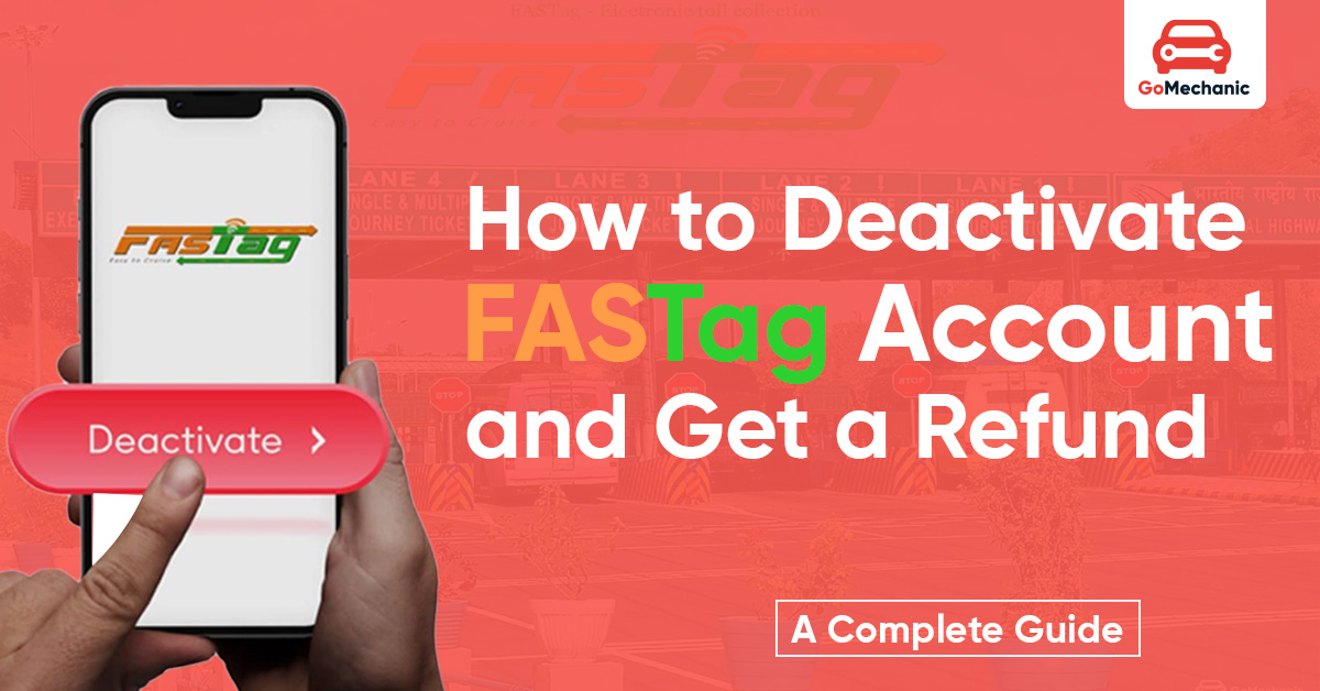 Online Fastag deactivation. Step by step instructions