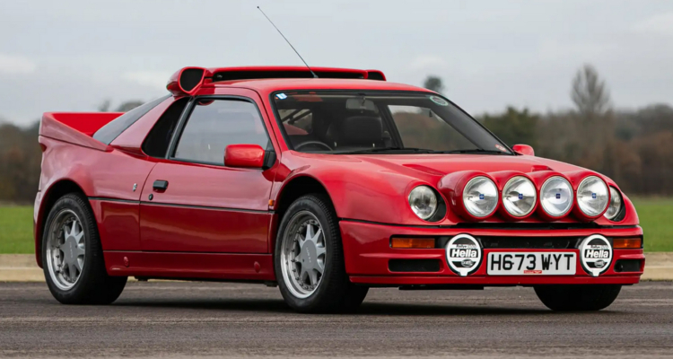 Ferrari Red Ford RS200 S Is One Of Just 4 In Existence