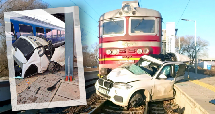 BMW Split In Half By Train, Driver Somehow Cheats Death