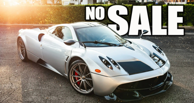 Pagani Huayra Tempesta Fails To Sell At Auction Despite $2,275,000 Bid