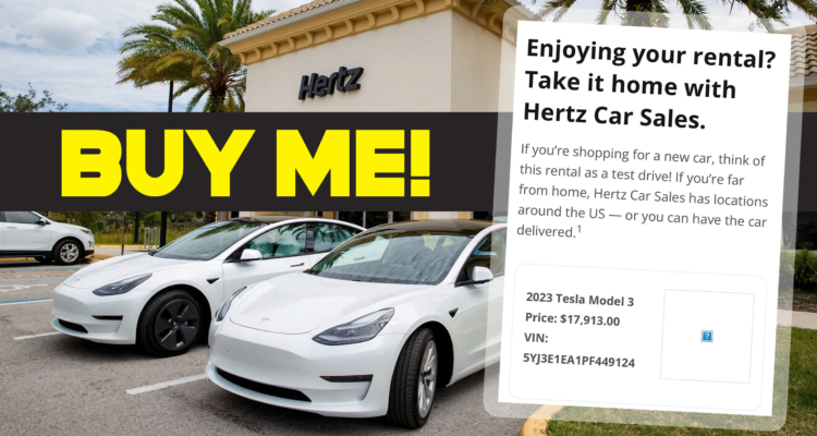 Hertz Asking EV Renters To Buy Their Cars