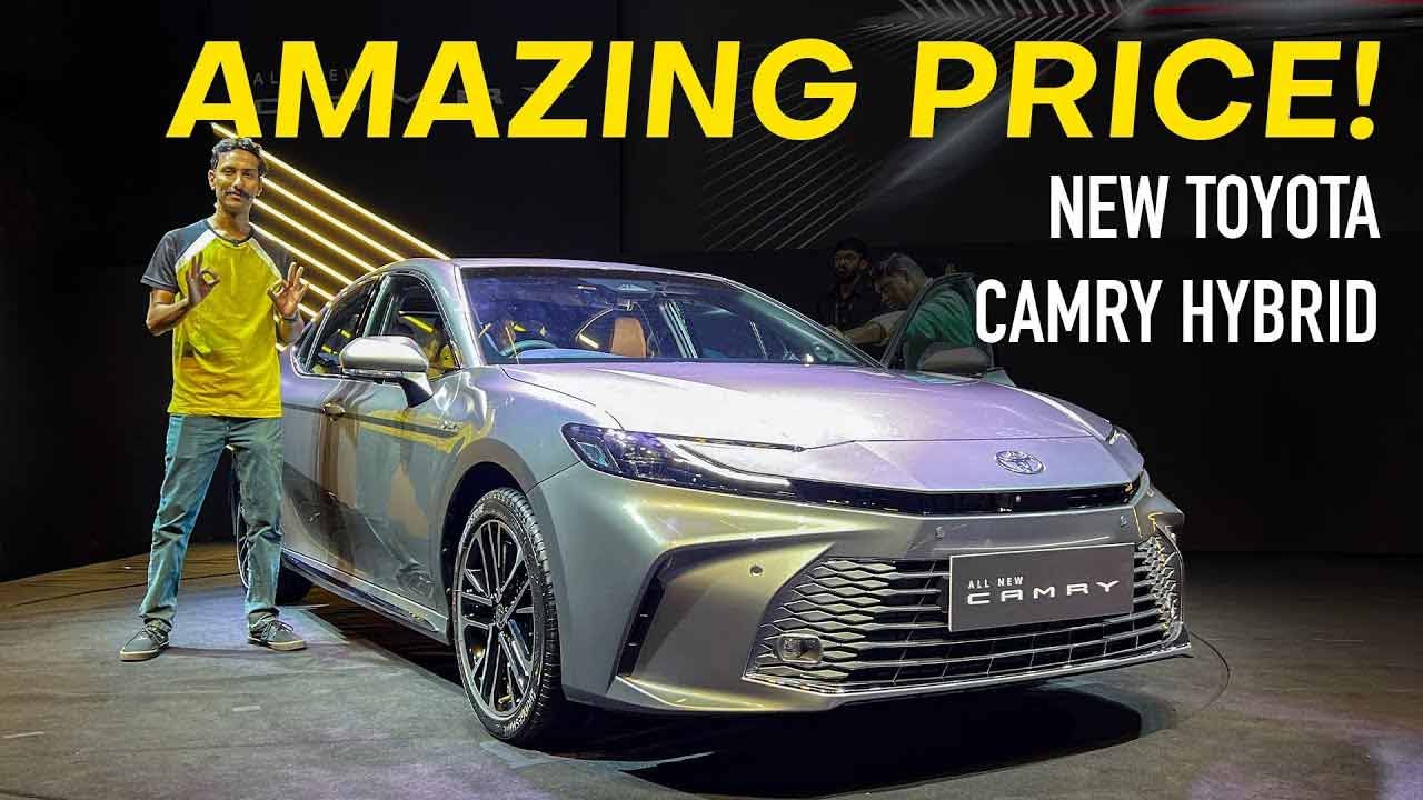 2025 Toyota Camry Hybrid launched in India with 25.49 kmph