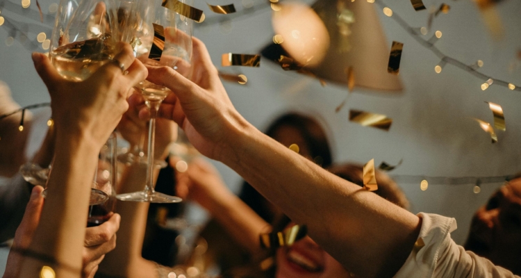 Photo by cottonbro studio: https://www.pexels.com/photo/people-toasting-wine-glasses-3171837/ networking for your event planning business