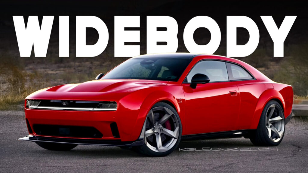  Dodge Charger Daytona rendering previews its widebody future