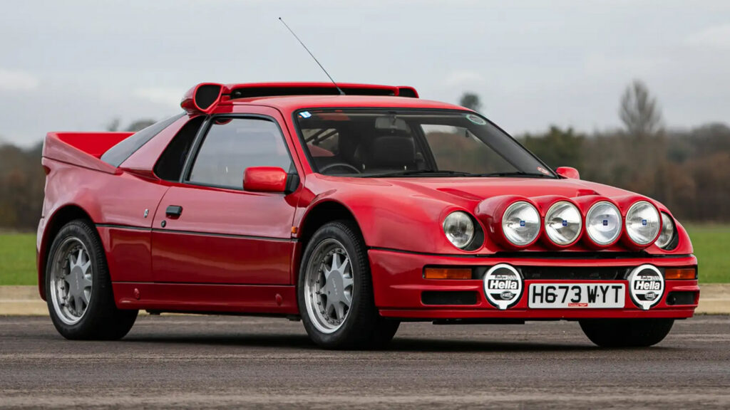  Ferrari red Ford RS200 S is one of 4 cars in existence