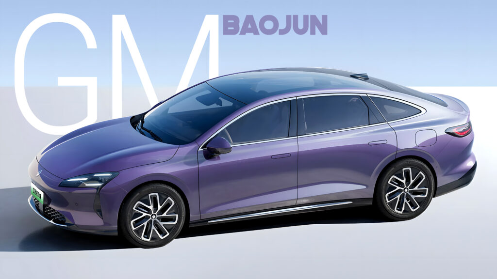 GM Baojun launches new electric flagship sedan