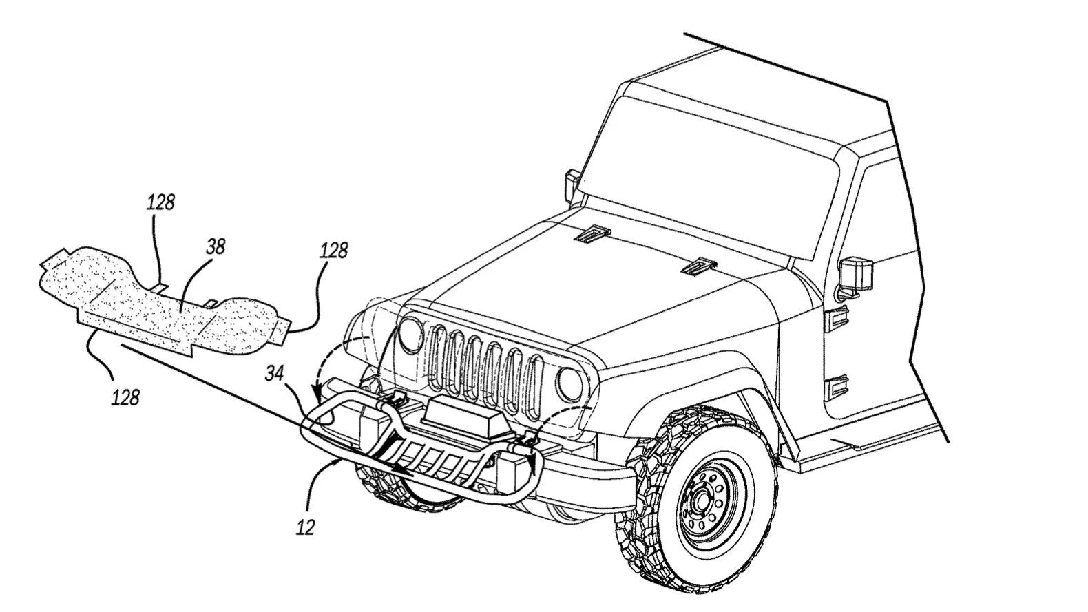 Jeep designs a grille guard that converts into a bench