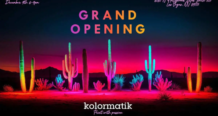 Kolormatik holds grand opening of "Desert Disco"